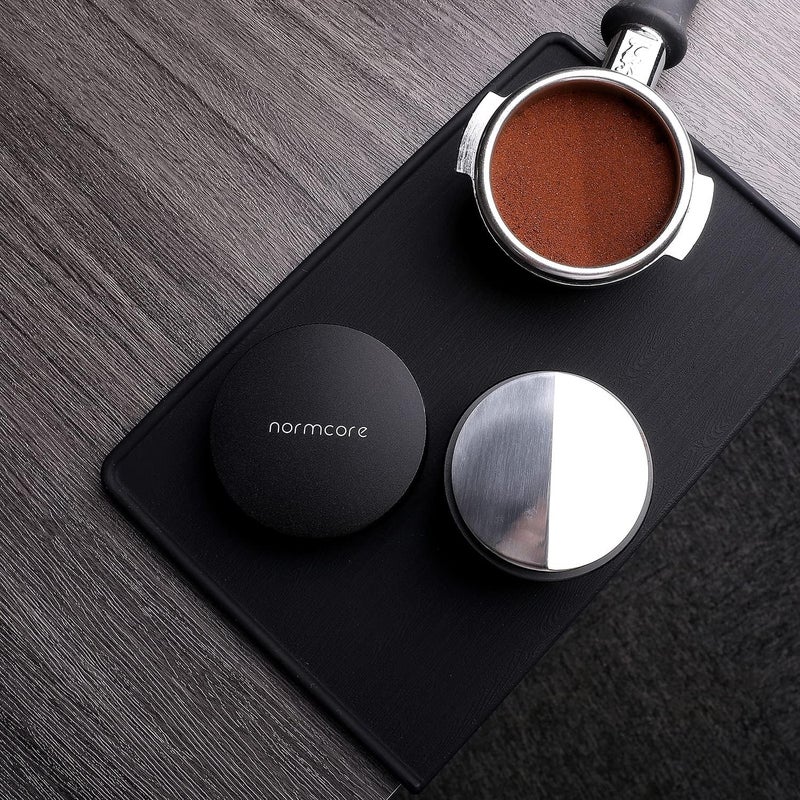 Normcore 58.5mm Coffee Distribution Tool - Espresso Coffee Leveler Tool for 58mm Portafilter - Barista Espresso Accessories - Adjustable Depth - Stainless Steel base - Distributor Stand - Image 2